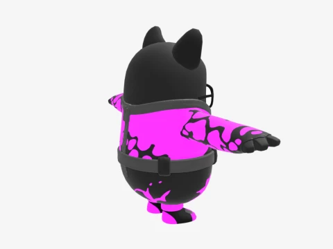 Phantom Meowscles Fall Guy - Fortnite 3D Model