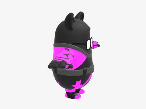 Phantom Meowscles Fall Guy - Fortnite 3D Model