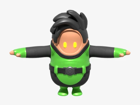 Hunter Fall Guy - Fortnite 3D Model