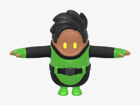 Hunter Fall Guy - Fortnite 3D Model
