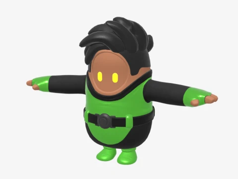 Hunter Fall Guy - Fortnite 3D Model