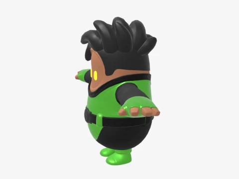 Hunter Fall Guy - Fortnite 3D Model