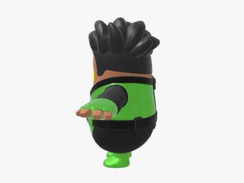 Hunter Fall Guy - Fortnite 3D Model