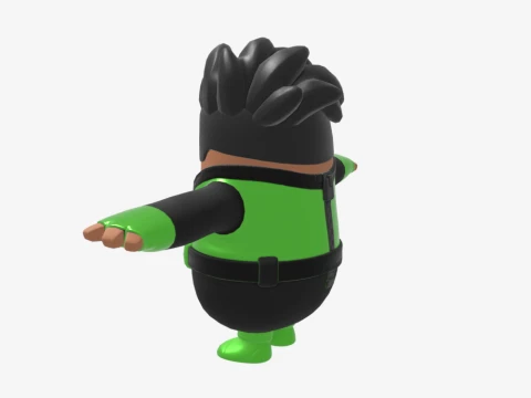 Hunter Fall Guy - Fortnite 3D Model