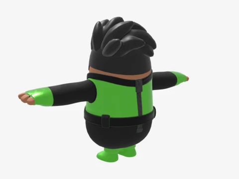 Hunter Fall Guy - Fortnite 3D Model