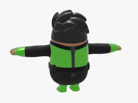 Hunter Fall Guy - Fortnite 3D Model