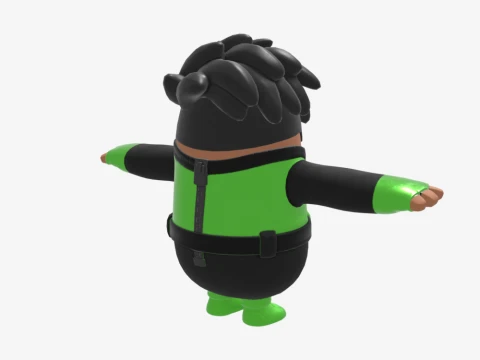 Hunter Fall Guy - Fortnite 3D Model