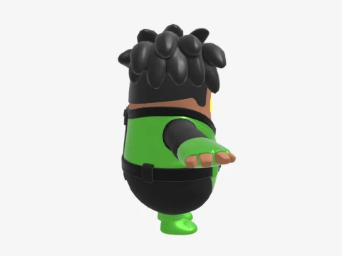 Hunter Fall Guy - Fortnite 3D Model