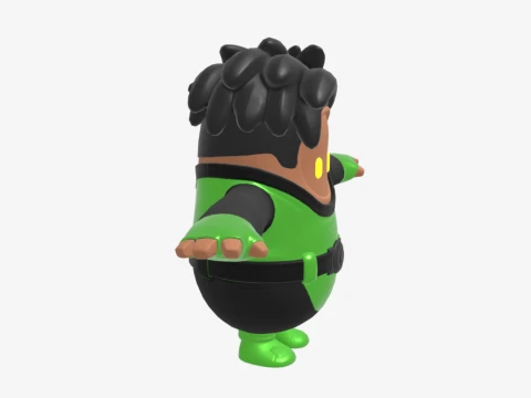 Hunter Fall Guy - Fortnite 3D Model