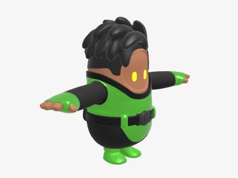 Hunter Fall Guy - Fortnite 3D Model