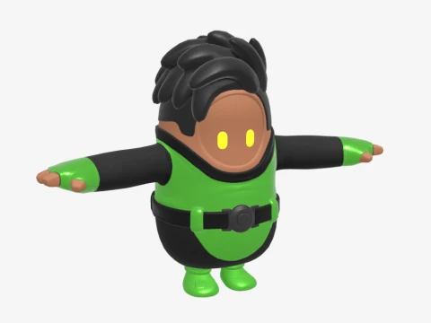 Hunter Fall Guy - Fortnite 3D Model
