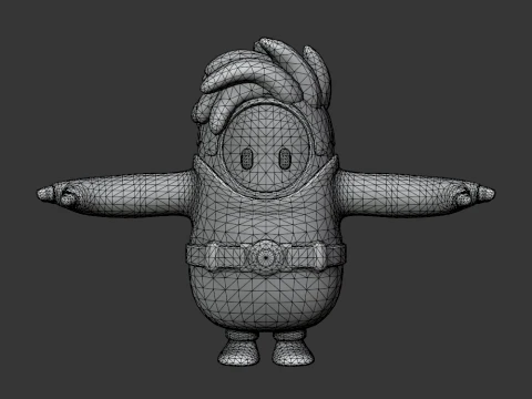 Hunter Fall Guy - Fortnite 3D Model