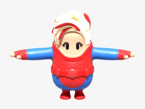 Dynamo Dancer Fall Guy - Fortnite 3D Model