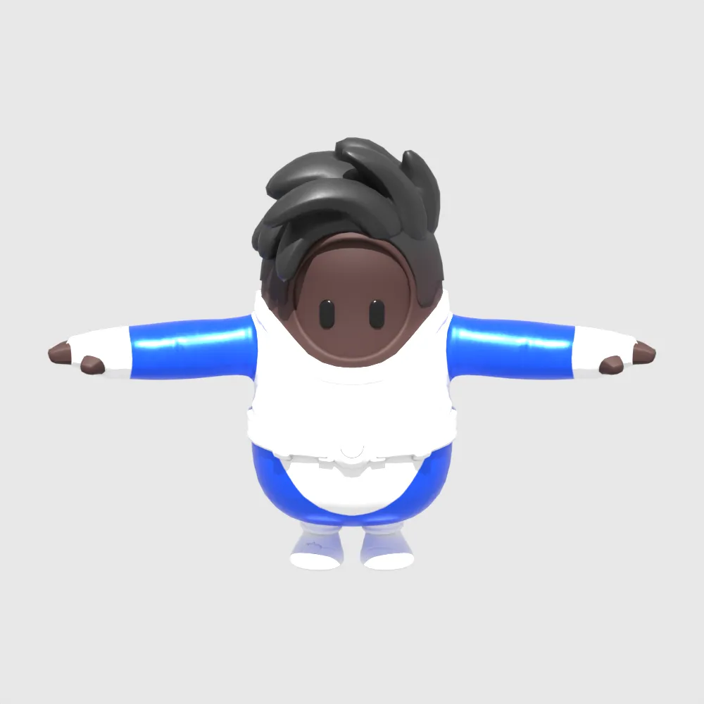 Hypersonic Fall Guy - Fortnite 3D Model .c4d .max .obj .3ds .fbx .stl .blend