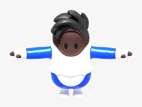 Hypersonic Fall Guy - Fortnite 3D Model