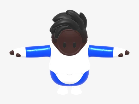 Hypersonic Fall Guy - Fortnite 3D Model