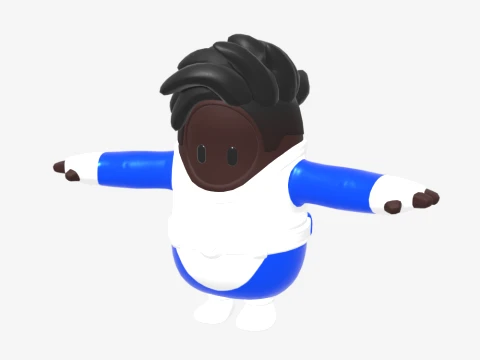 Hypersonic Fall Guy - Fortnite 3D Model