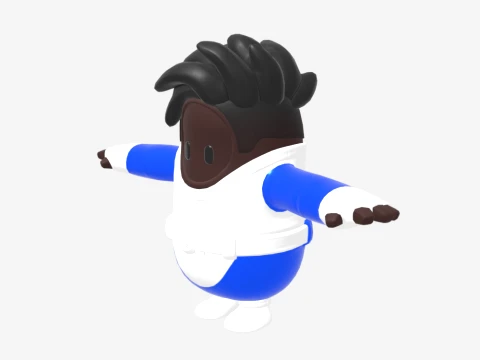 Hypersonic Fall Guy - Fortnite 3D Model