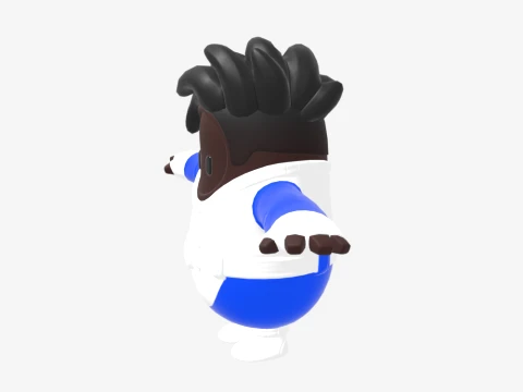 Hypersonic Fall Guy - Fortnite 3D Model