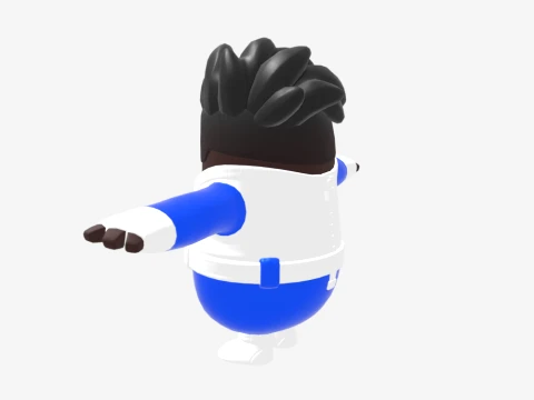 Hypersonic Fall Guy - Fortnite 3D Model