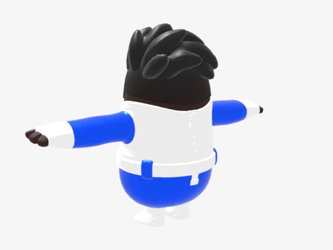 Hypersonic Fall Guy - Fortnite 3D Model
