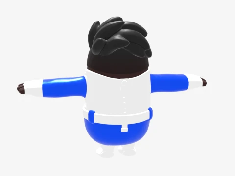 Hypersonic Fall Guy - Fortnite 3D Model
