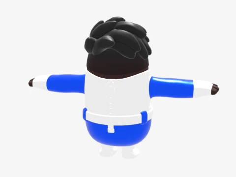 Hypersonic Fall Guy - Fortnite 3D Model