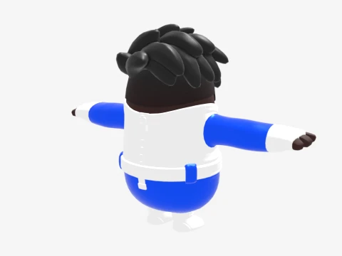 Hypersonic Fall Guy - Fortnite 3D Model