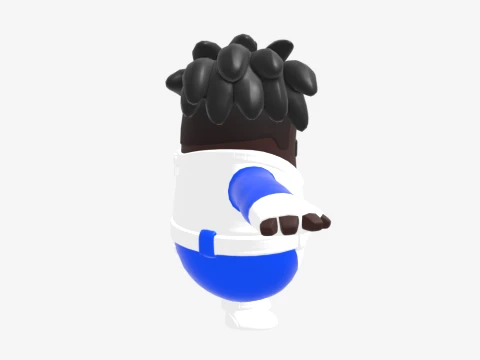 Hypersonic Fall Guy - Fortnite 3D Model