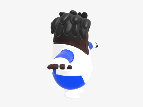 Hypersonic Fall Guy - Fortnite 3D Model