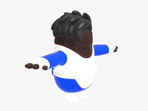 Hypersonic Fall Guy - Fortnite 3D Model