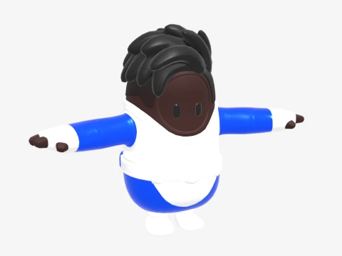Hypersonic Fall Guy - Fortnite 3D Model