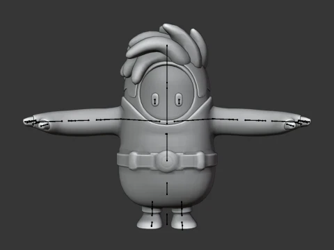 Hypersonic Fall Guy - Fortnite 3D Model