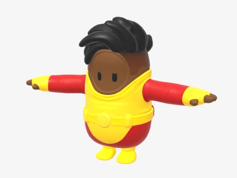 Blastoff Fall Guy - Fortnite 3D Model