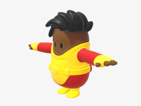 Blastoff Fall Guy - Fortnite 3D Model