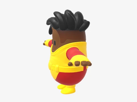 Blastoff Fall Guy - Fortnite 3D Model