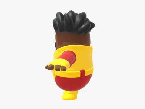 Blastoff Fall Guy - Fortnite 3D Model