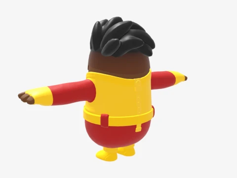 Blastoff Fall Guy - Fortnite 3D Model