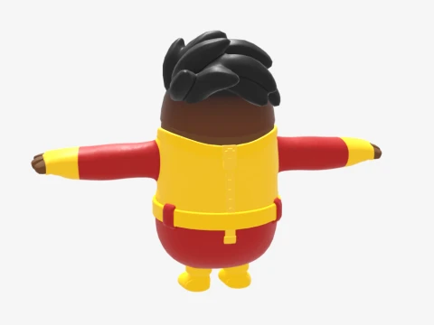 Blastoff Fall Guy - Fortnite 3D Model