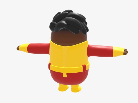 Blastoff Fall Guy - Fortnite 3D Model
