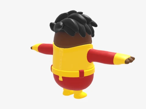 Blastoff Fall Guy - Fortnite 3D Model