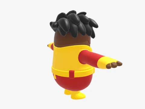 Blastoff Fall Guy - Fortnite 3D Model