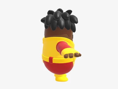 Blastoff Fall Guy - Fortnite 3D Model