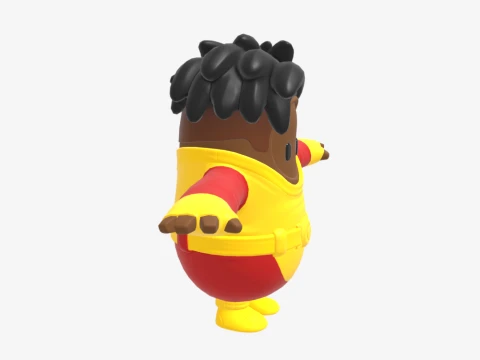 Blastoff Fall Guy - Fortnite 3D Model
