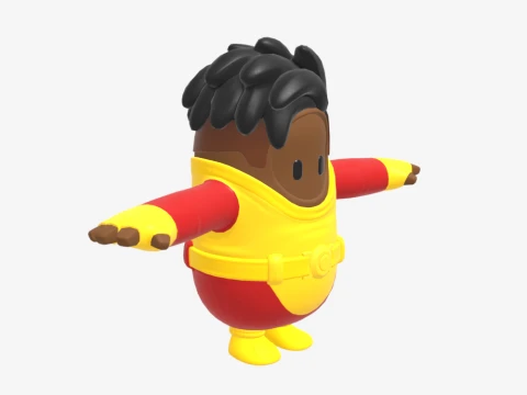 Blastoff Fall Guy - Fortnite 3D Model
