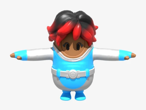 Fall Guy Firebrand - Fortnite Modello 3D
