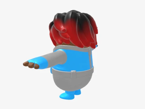 Firebrand Fall Guy - Fortnite 3D Model