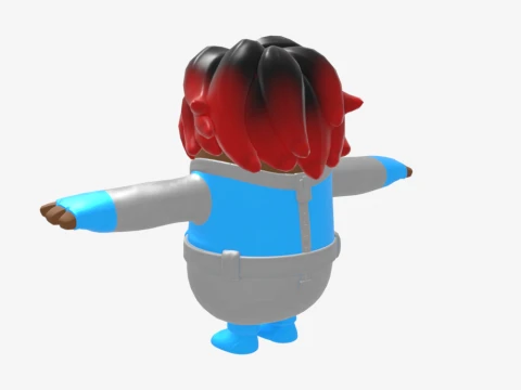 Firebrand Fall Guy - Fortnite 3D Model