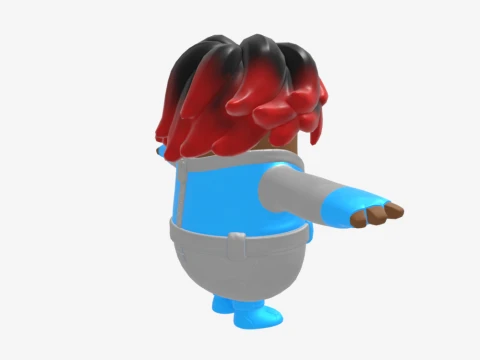 Firebrand Fall Guy - Fortnite 3D Model
