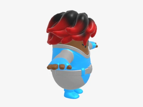 Firebrand Fall Guy - Fortnite 3D Model